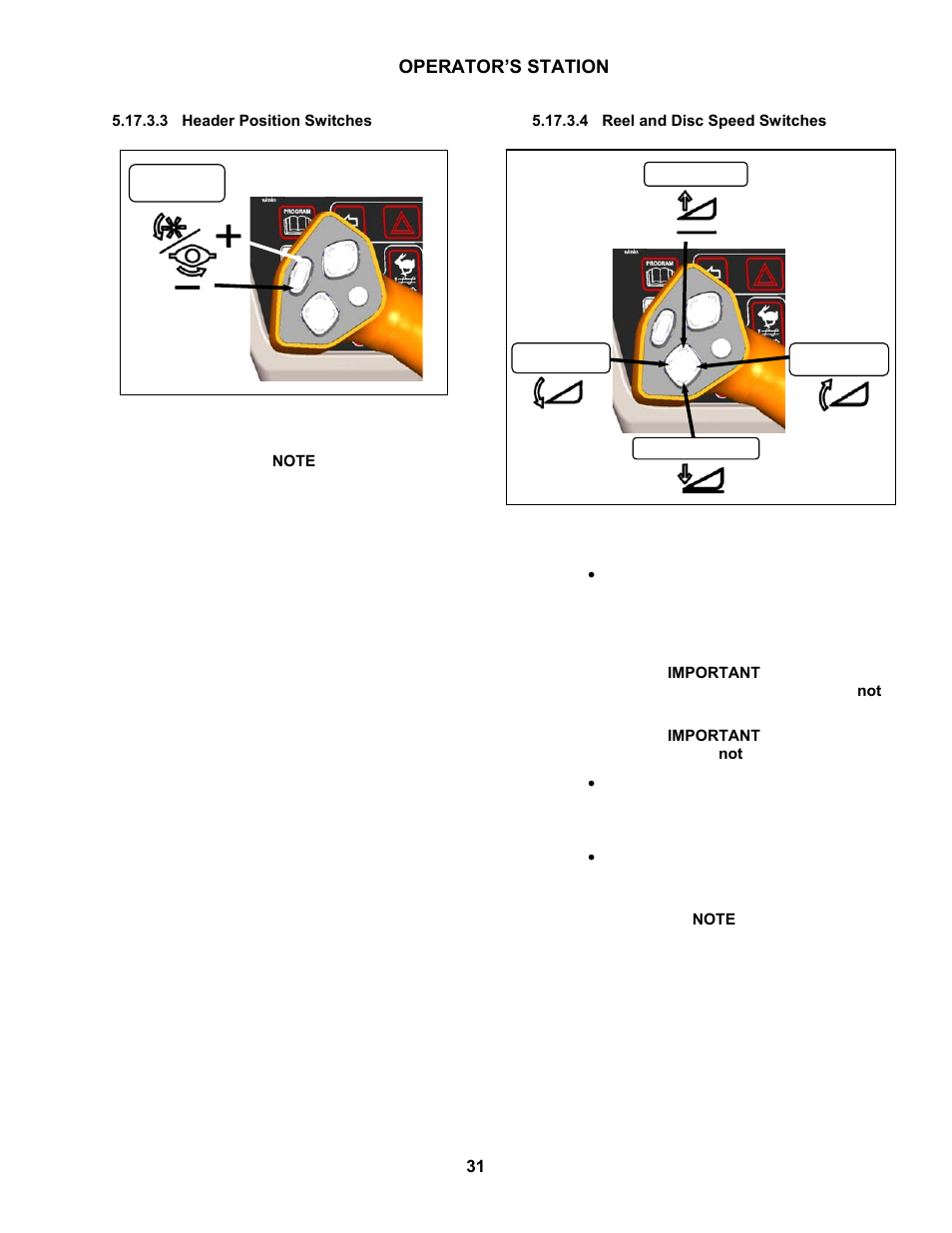 Operator’s station | MacDon M150 SP User Manual | Page 33 / 234