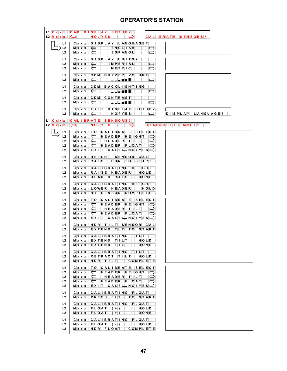 Operator’s station, Continued next page) | MacDon M150 SP User Manual | Page 49 / 234