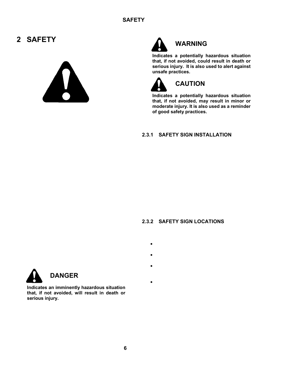 2 safety, Danger, Warning | Caution | MacDon M150 SP User Manual | Page 8 / 234
