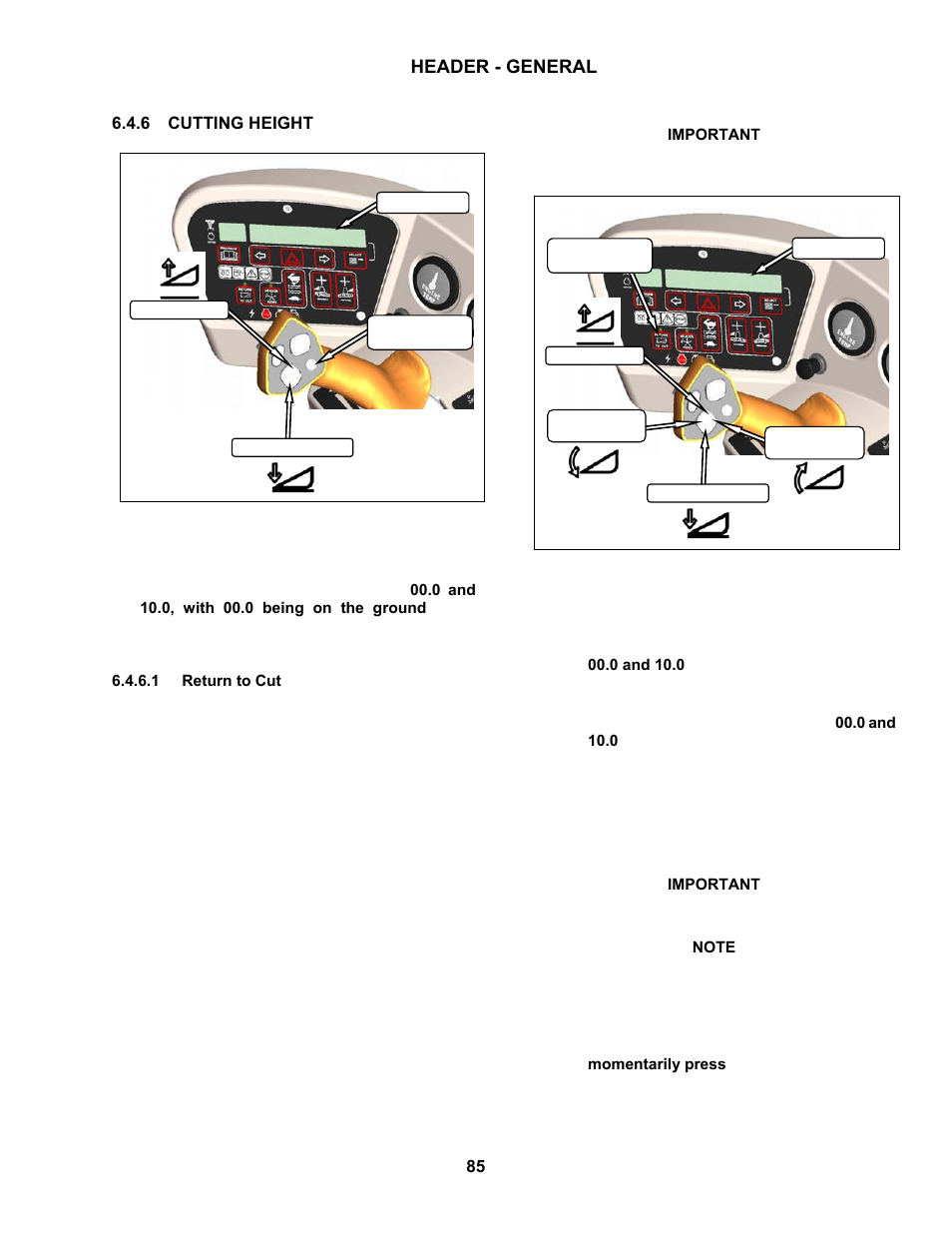 Header - general | MacDon M150 SP User Manual | Page 87 / 234