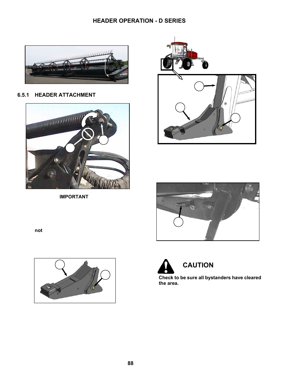 Caution | MacDon M150 SP User Manual | Page 90 / 234