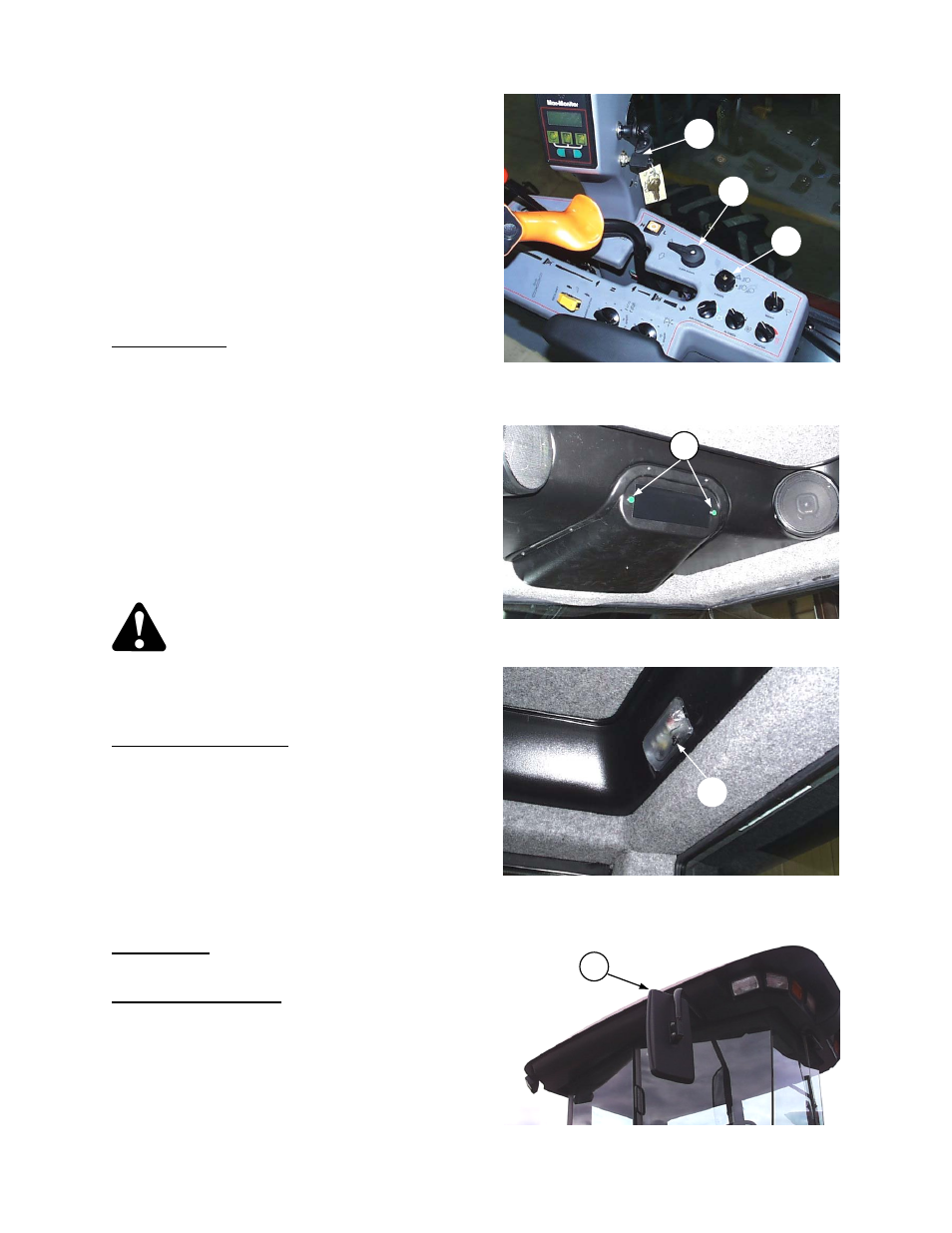 Operator's station ignition switch, Lights | MacDon 9352c SP User Manual | Page 22 / 155