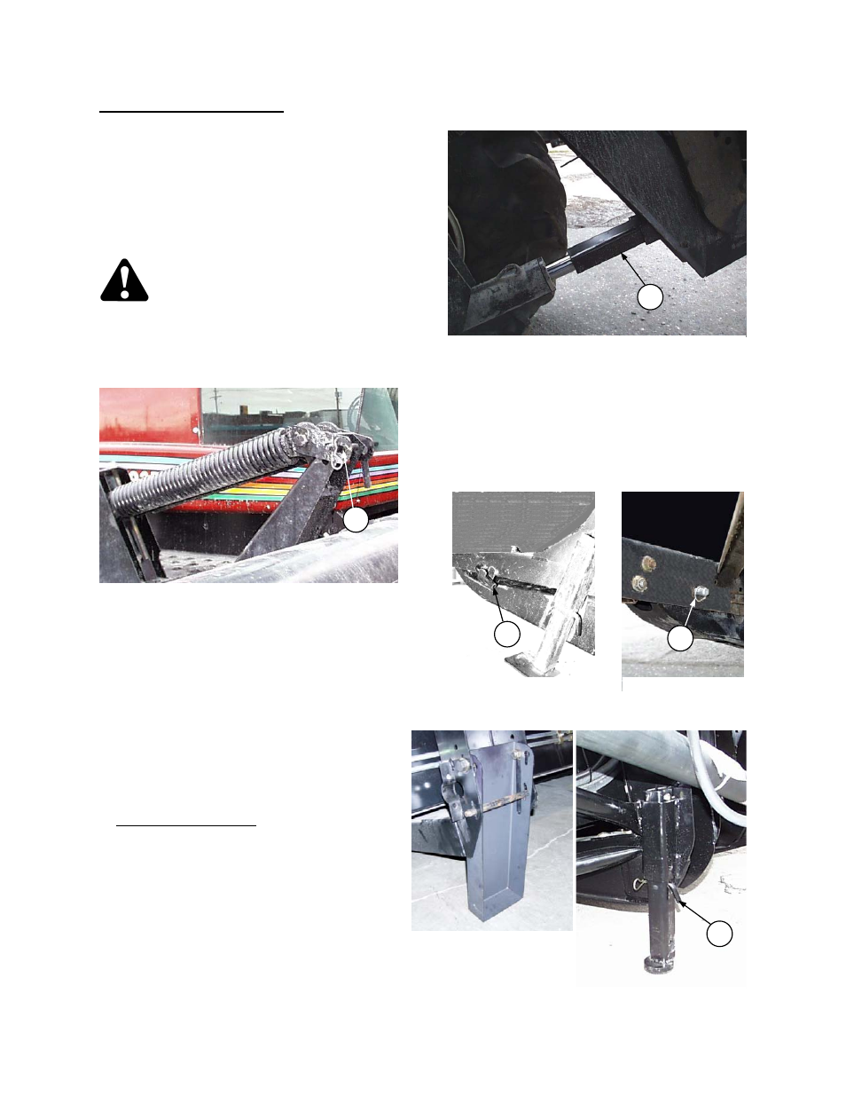 Operation detaching the header | MacDon 9352c SP User Manual | Page 47 / 155