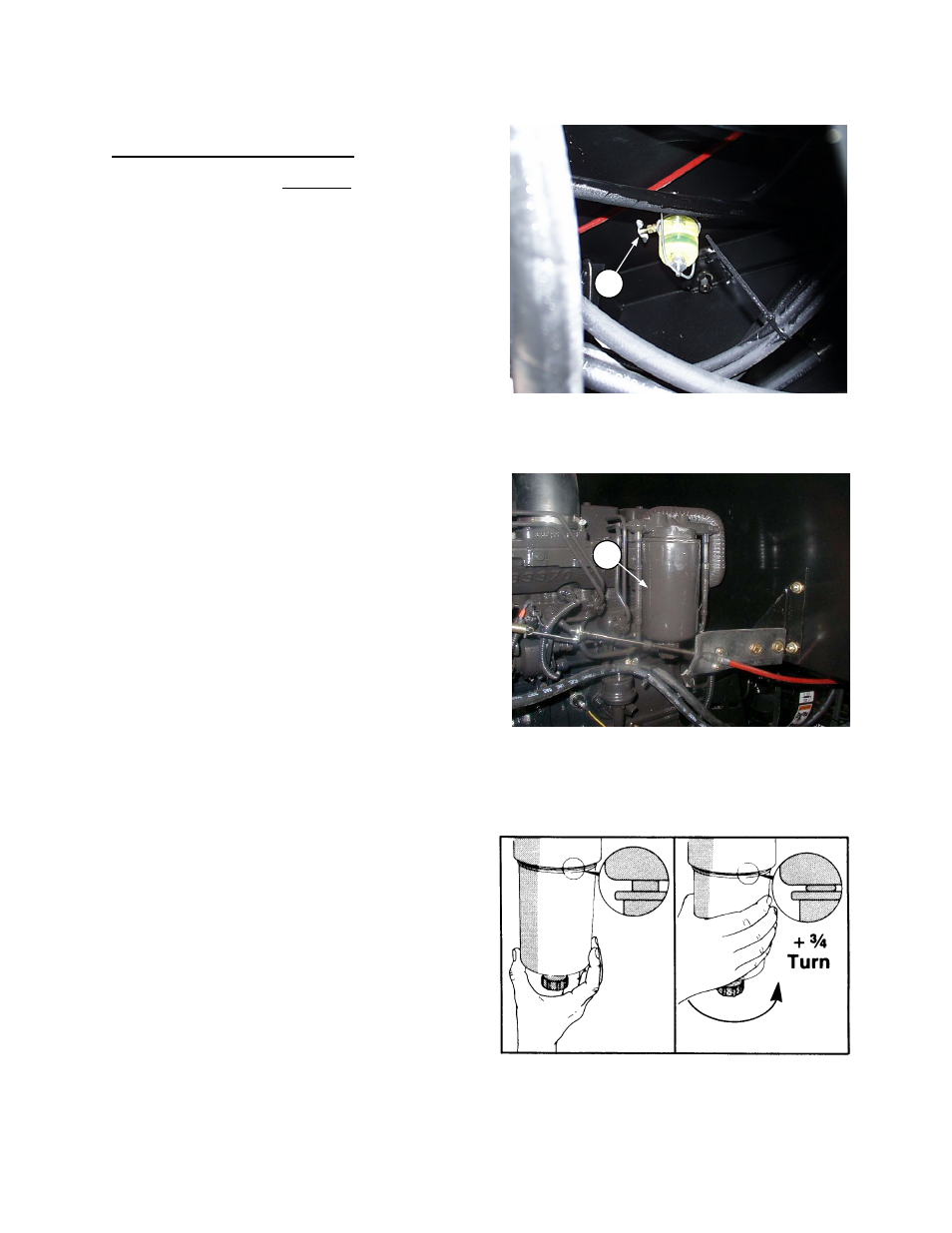 Maintenance/service diesel engine: fuel system | MacDon 9352c SP User Manual | Page 74 / 155