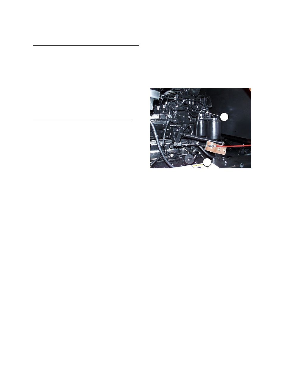 Maintenance/service diesel engine: fuel system | MacDon 9352c SP User Manual | Page 75 / 155