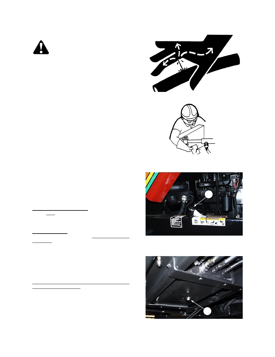 Maintenance/service hydraulic system | MacDon 9352c SP User Manual | Page 90 / 155