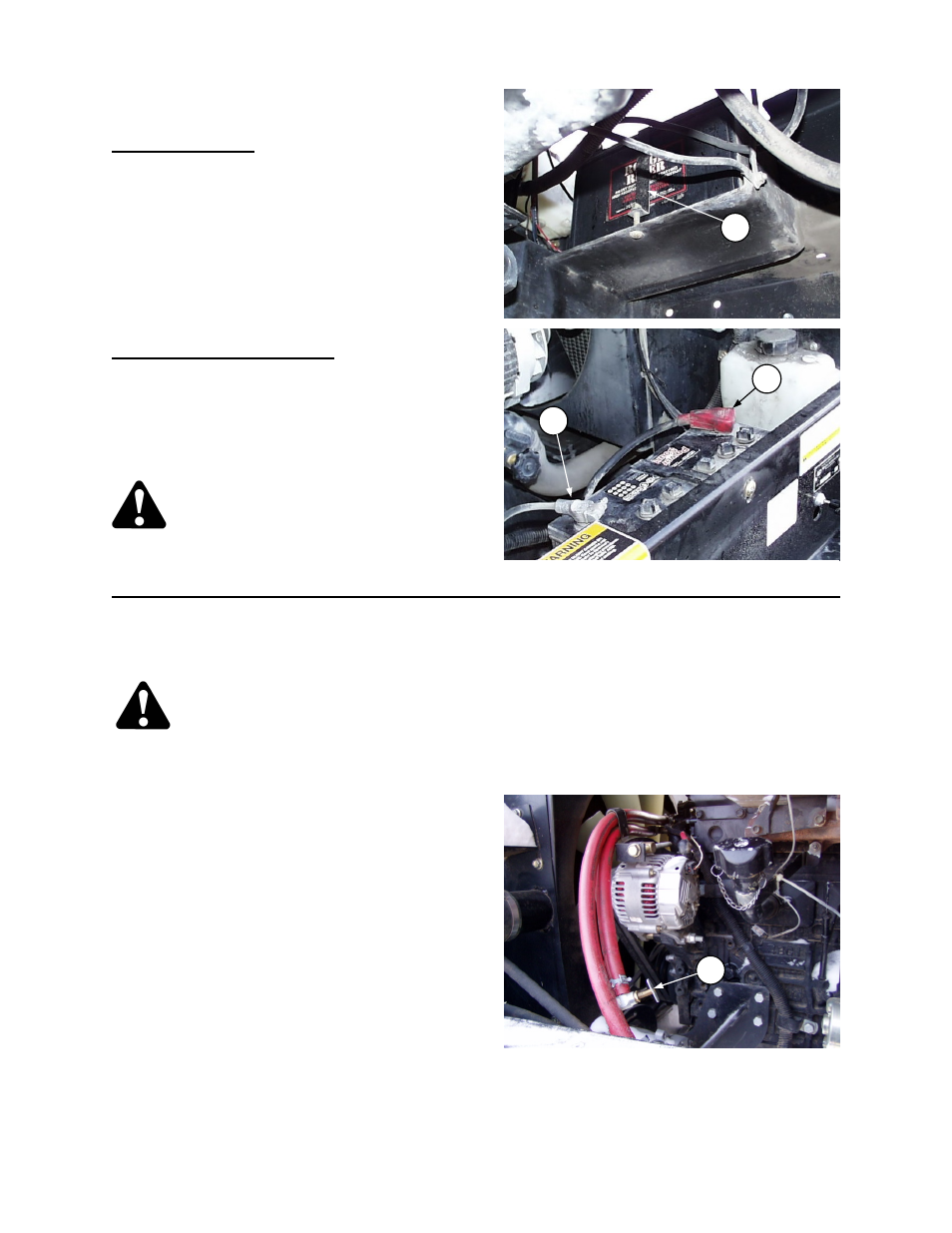 Assembly battery, Adjustments and checks, Cab heater | MacDon 9352i SP User Manual | Page 138 / 155