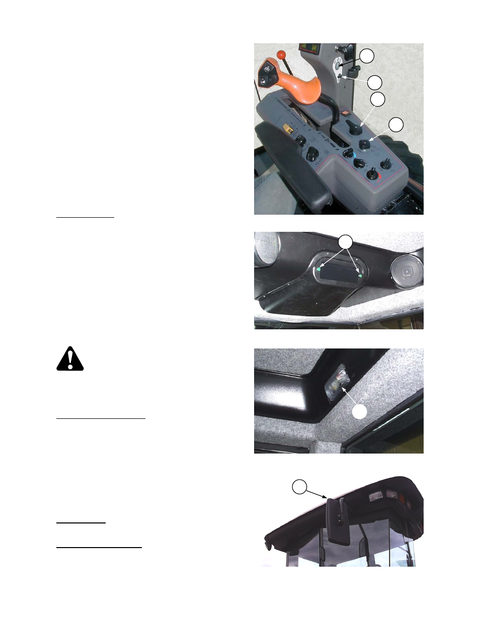 Operator's station ignition switch, Glow plug switch, Lights | MacDon 9352i SP User Manual | Page 22 / 155