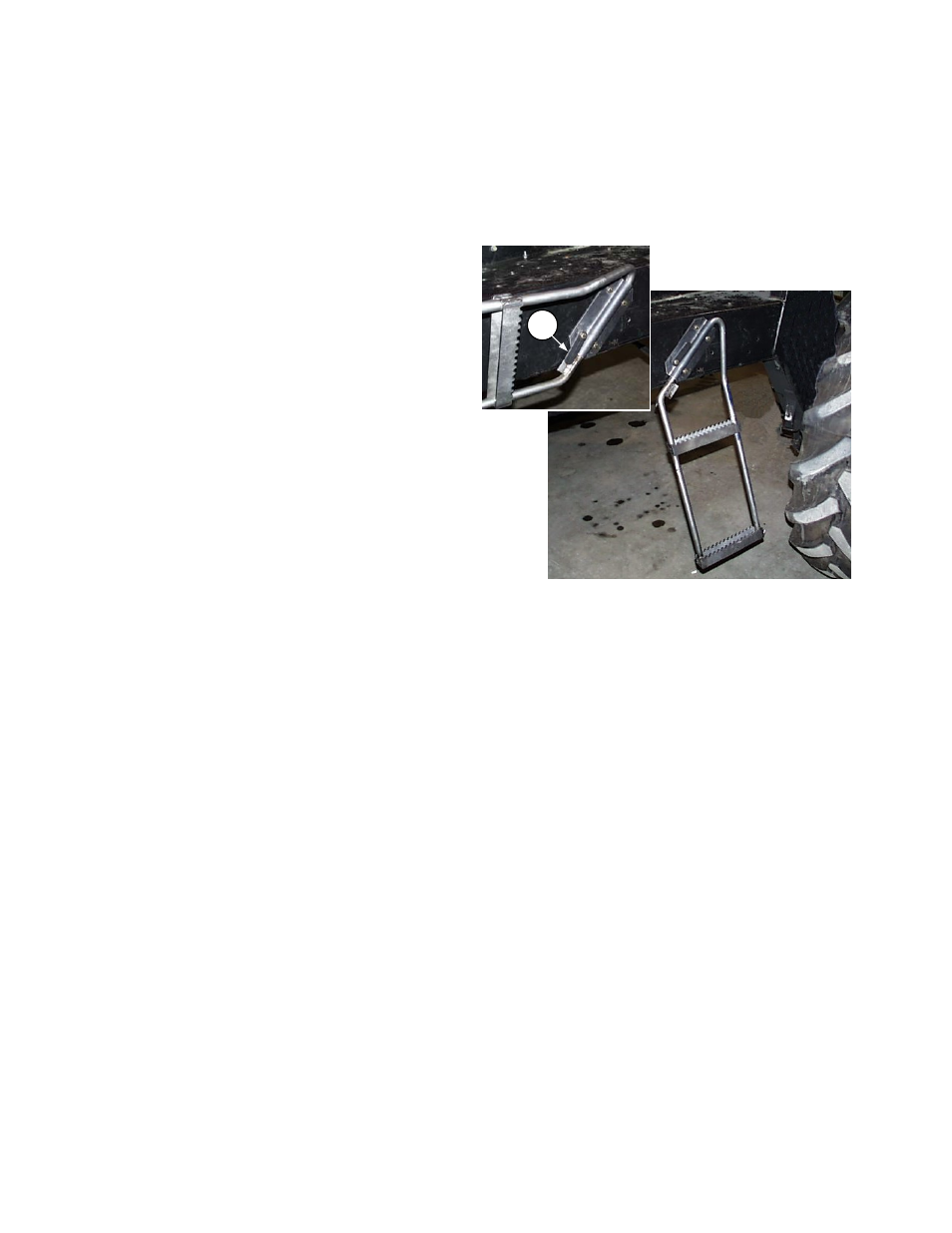 Operator presence system, R/h step ladder – use & storage | MacDon 9352i SP User Manual | Page 60 / 155