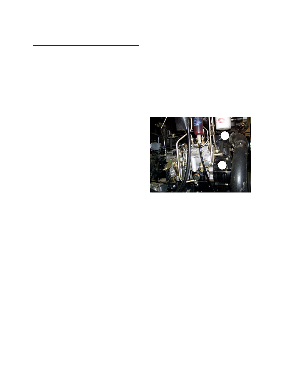 Maintenance/service diesel engine: fuel system | MacDon 9352i SP User Manual | Page 76 / 155