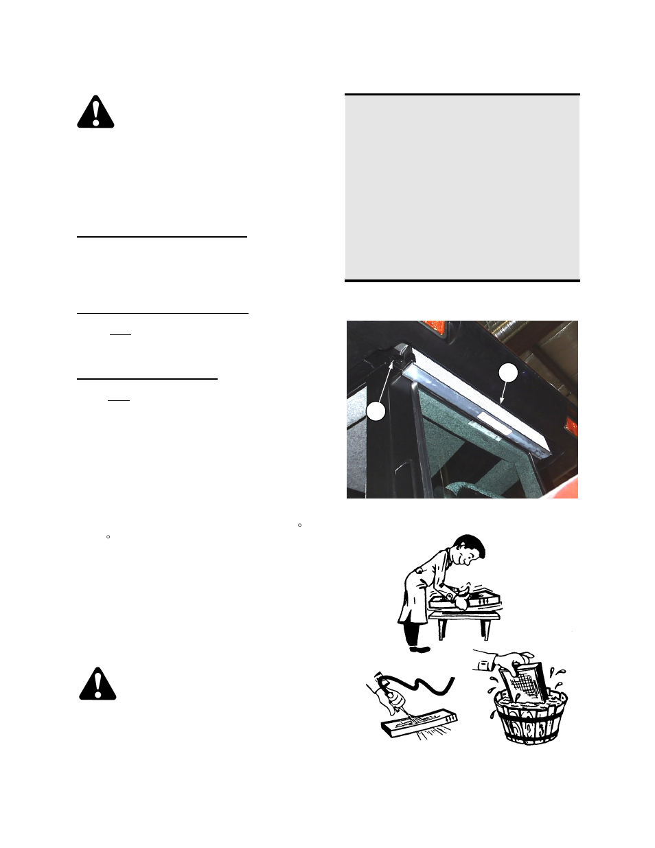 Maintenance/service cab air system | MacDon 9250 SP User Manual | Page 112 / 160