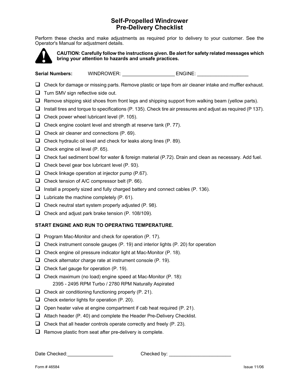 MacDon 9250 SP User Manual | Page 153 / 160