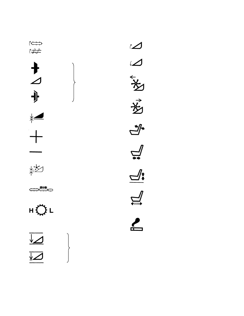 Operator's station symbol definitions (continued) | MacDon 9250 SP User Manual | Page 18 / 160
