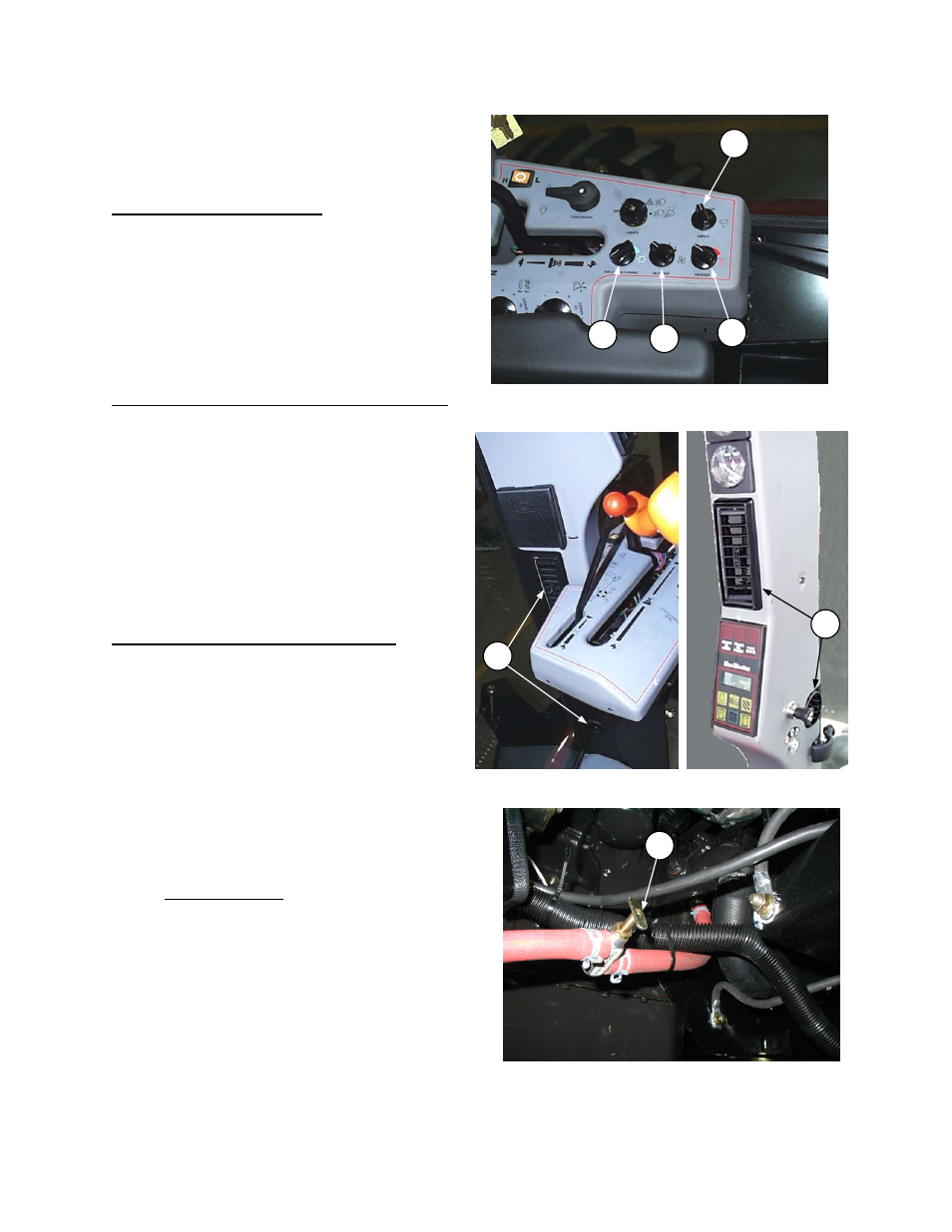 Operator's station cab temperature controls, Windshield wiper control | MacDon 9250 SP User Manual | Page 23 / 160