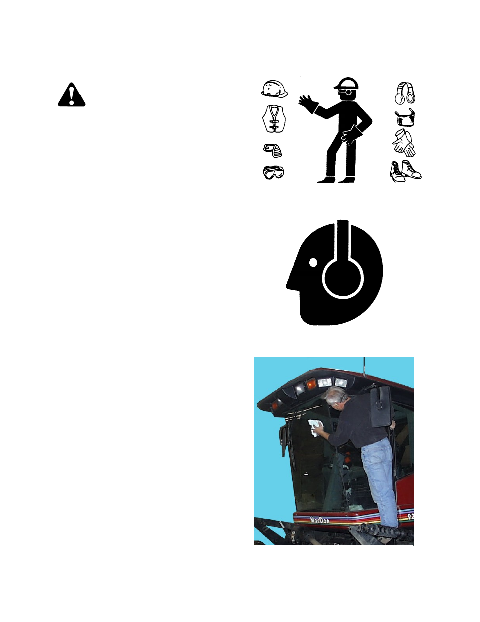 Operation pre-starting checks: daily | MacDon 9250 SP User Manual | Page 33 / 160