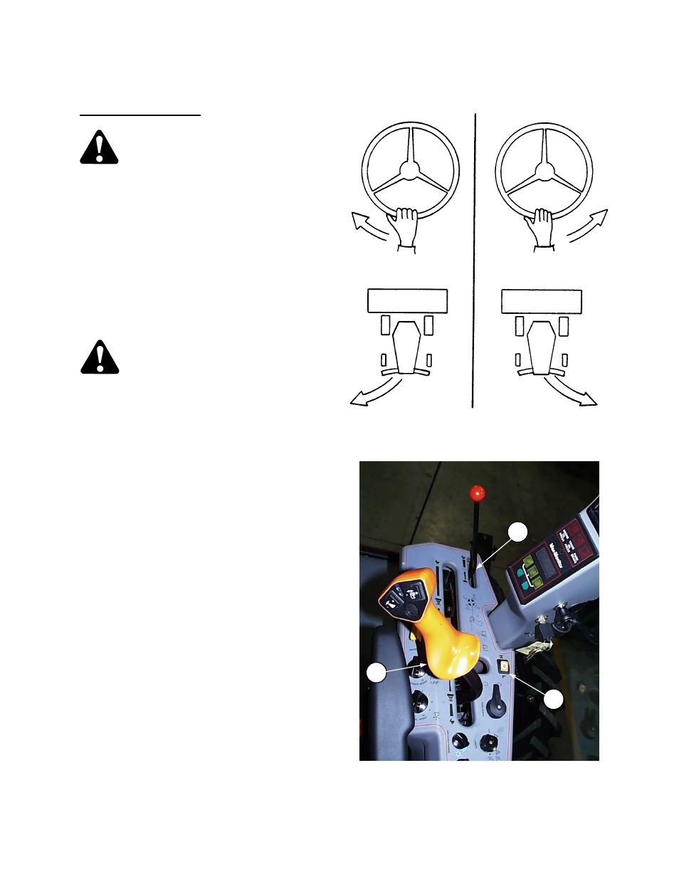 Operation driving the windrower (continued) | MacDon 9250 SP User Manual | Page 38 / 160
