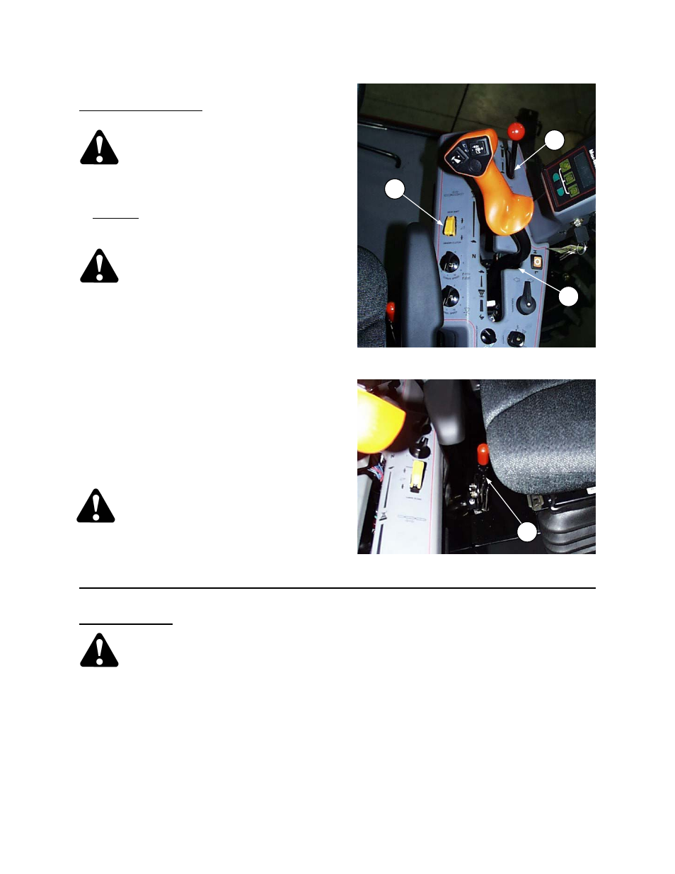 Operation stopping procedure | MacDon 9250 SP User Manual | Page 40 / 160