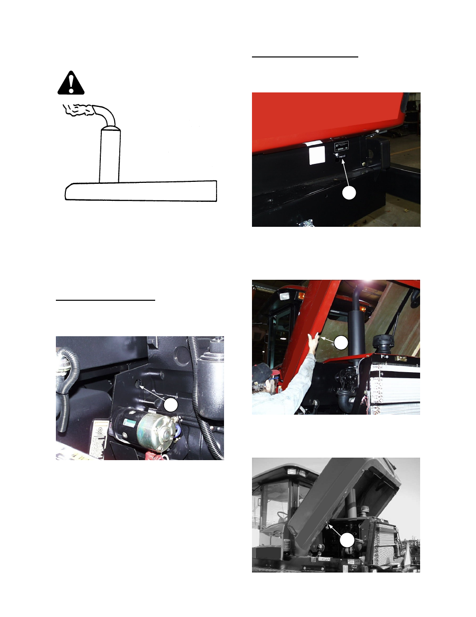 Maintenance/service engine | MacDon 9250 SP User Manual | Page 66 / 160