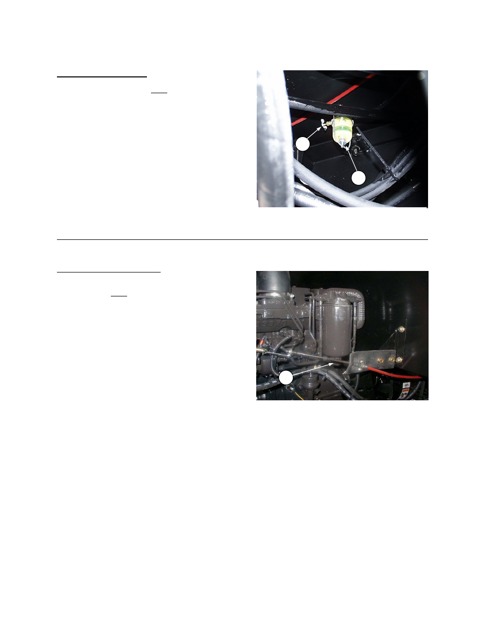 Maintenance/service diesel engine: fuel system | MacDon 9250 SP User Manual | Page 74 / 160