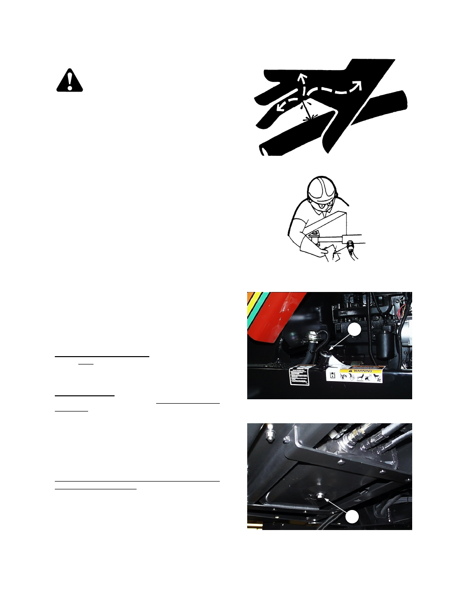 Maintenance/service hydraulic system | MacDon 9250 SP User Manual | Page 91 / 160