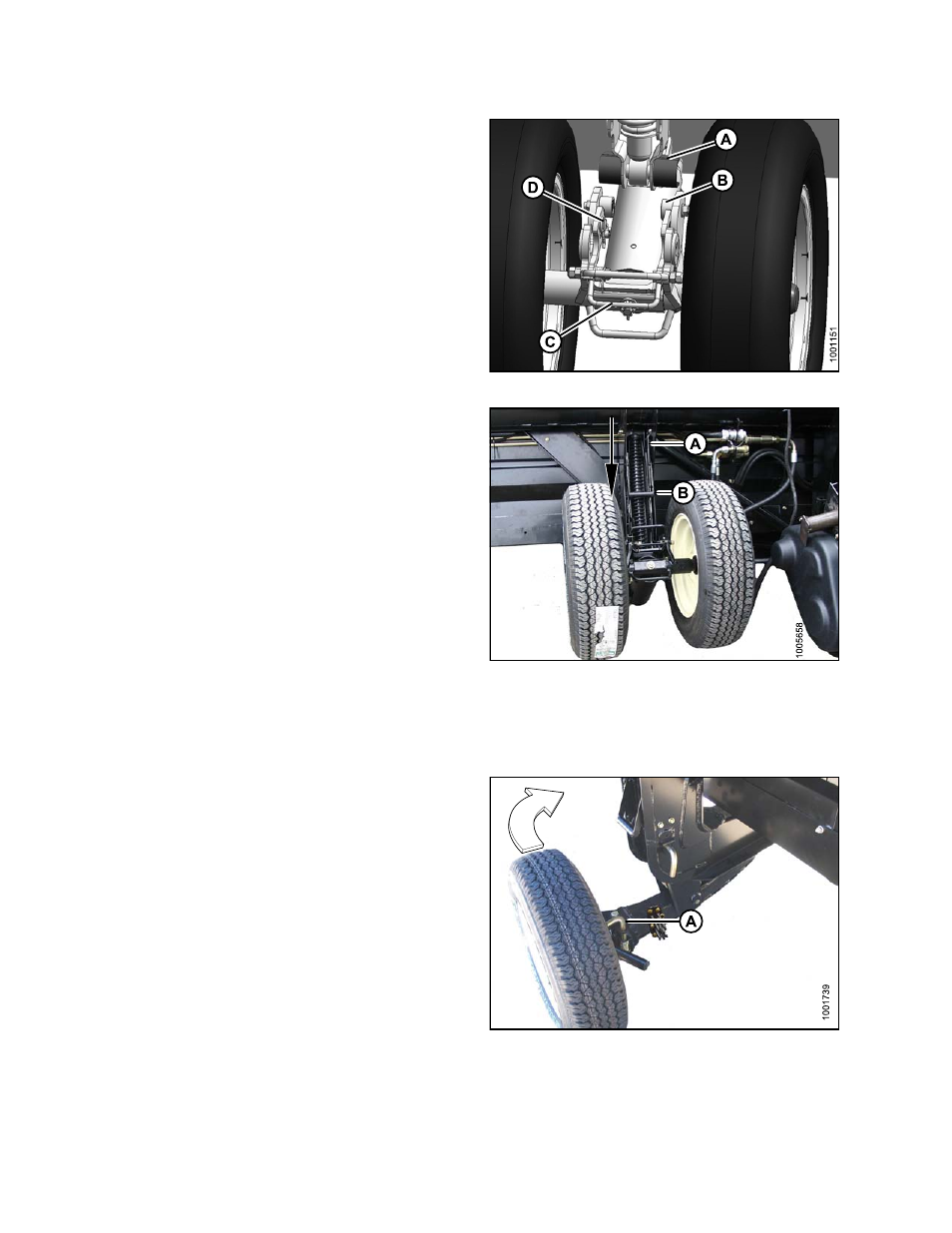 Moving rear (right) wheels into field position | MacDon D65 SP DHOM User Manual | Page 106 / 292