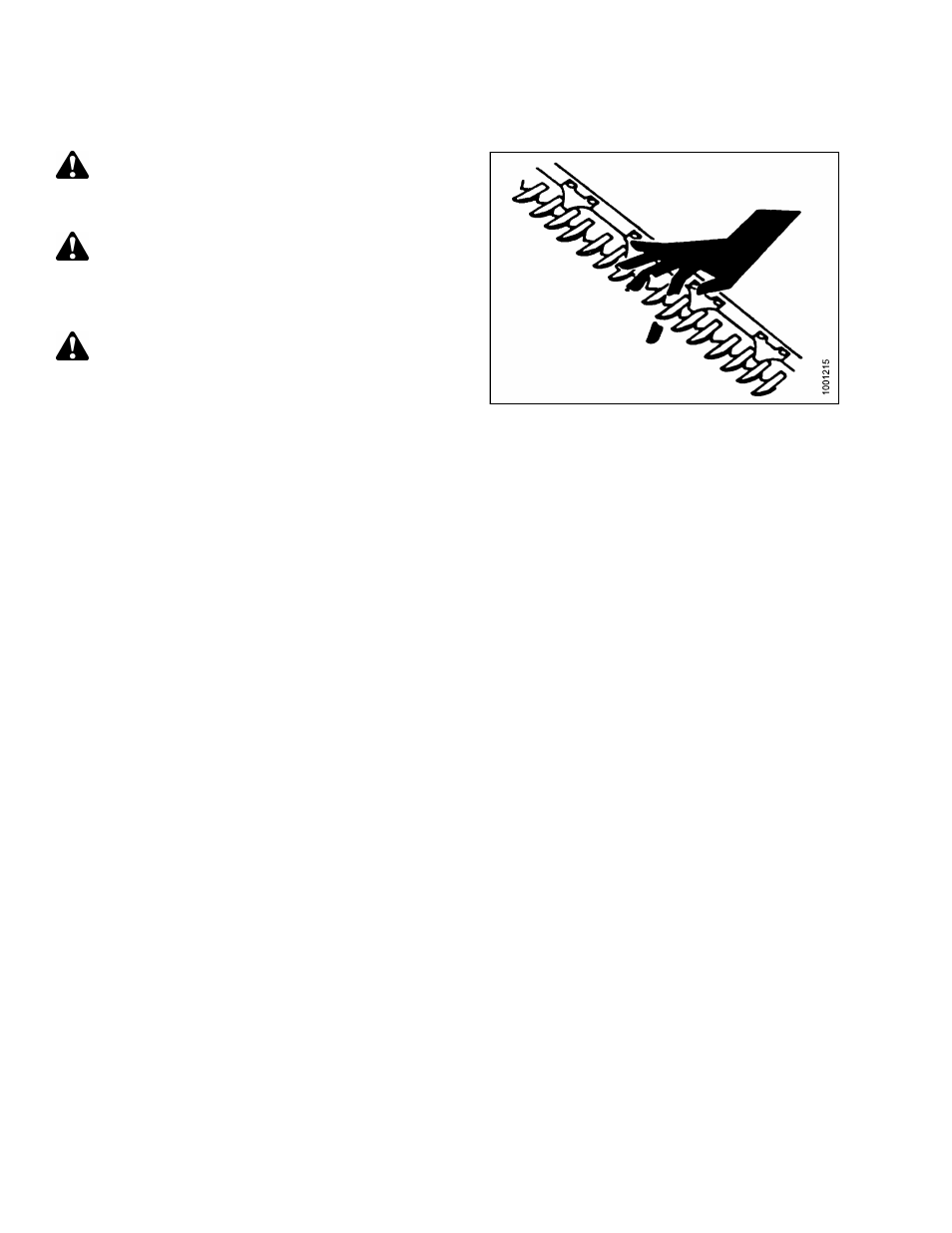 5knife, 1replacing knife section, Knife | Replacing knife section, 5 knife, Warning, Caution | MacDon D65 SP DHOM User Manual | Page 152 / 292