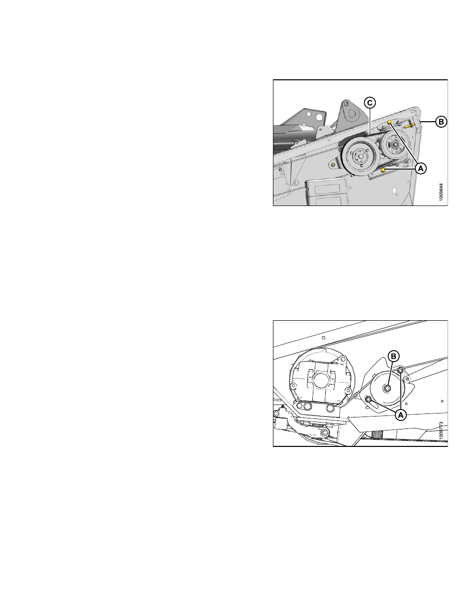 Installing timed drive v-belts, Removing timed knife drive belt | MacDon D65 SP DHOM User Manual | Page 177 / 292