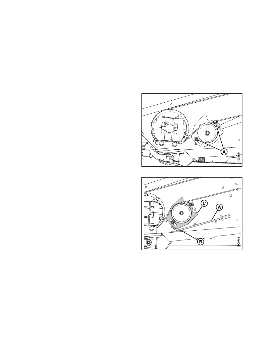 Tensioning timed knife drive belts, Tensioning timed | MacDon D65 SP DHOM User Manual | Page 180 / 292