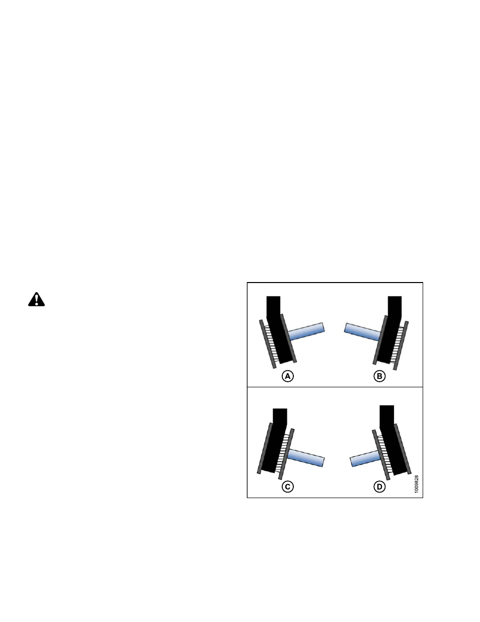 Adjusting belt tracking, Caution | MacDon D65 SP DHOM User Manual | Page 184 / 292