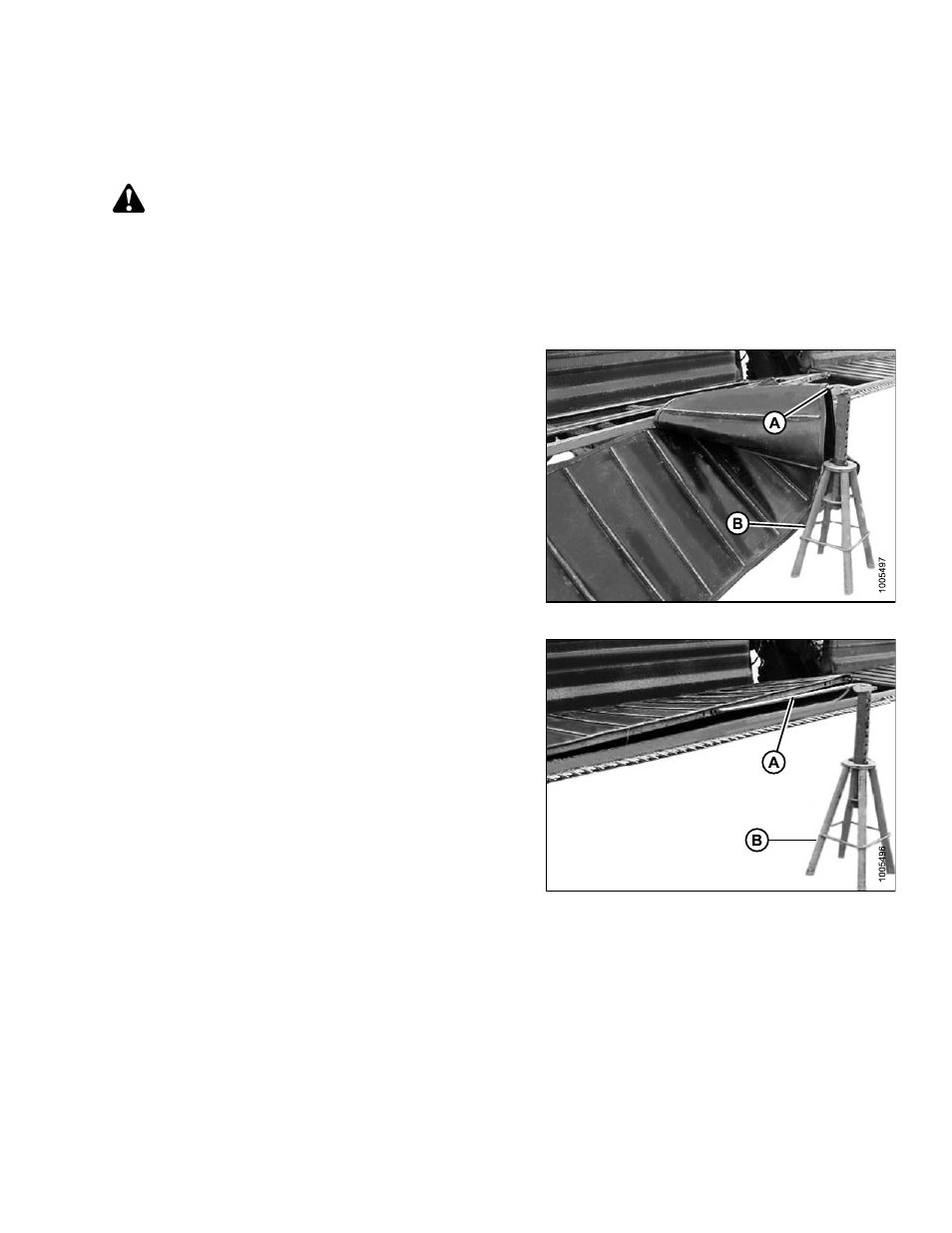 5installing endless draper, Installing endless draper, 5 installing endless draper | Danger | MacDon D65 SP DHOM User Manual | Page 195 / 292