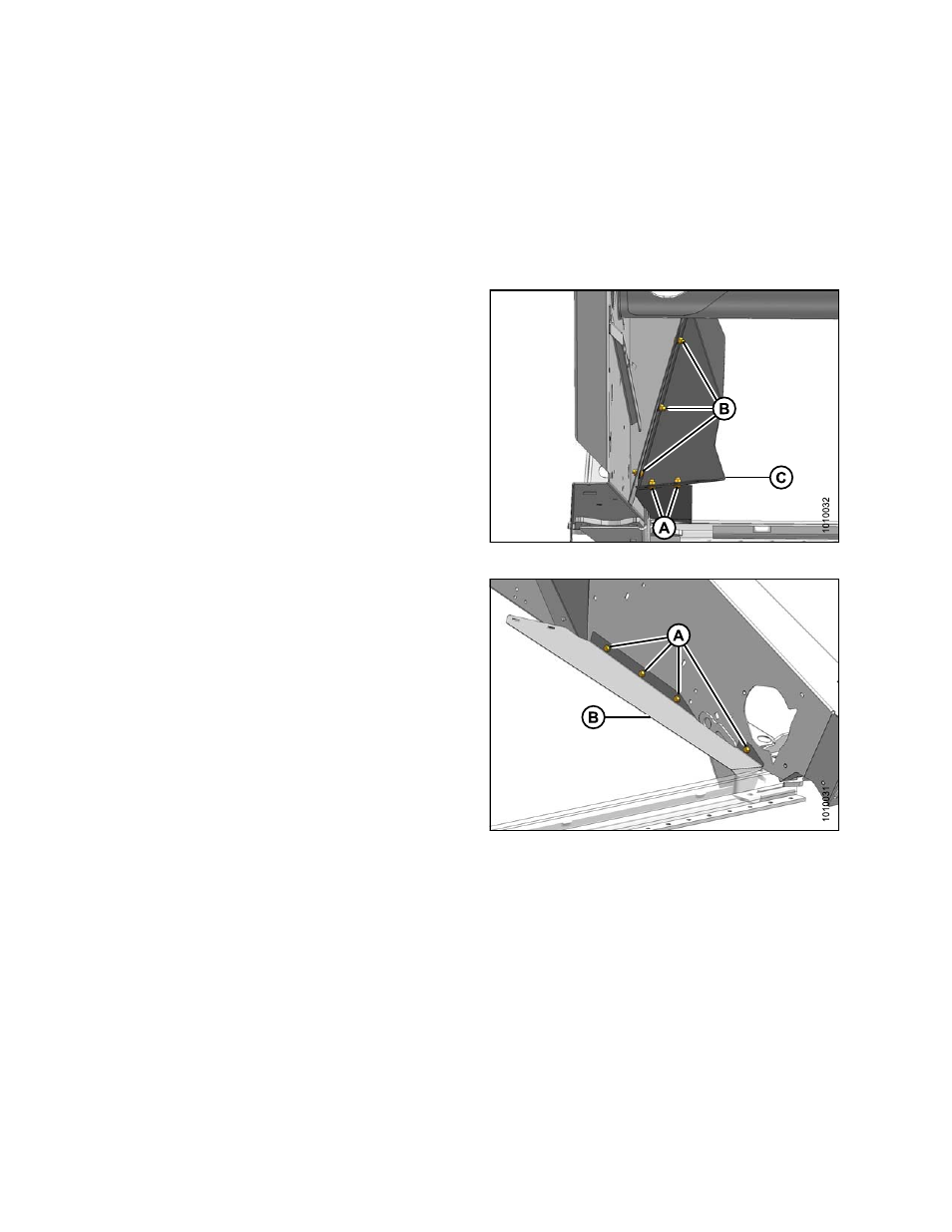 Removing narrow draper deflectors, Installing narrow draper deflectors | MacDon D65 SP DHOM User Manual | Page 210 / 292