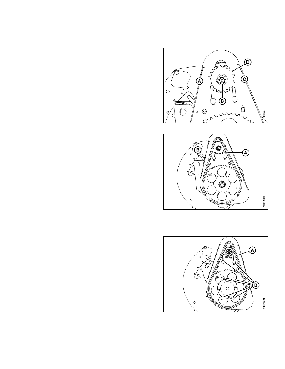 Installing drive sprocket, Tightening drive chain, Installing drive sprocket tightening drive chain | MacDon D65 SP DHOM User Manual | Page 235 / 292