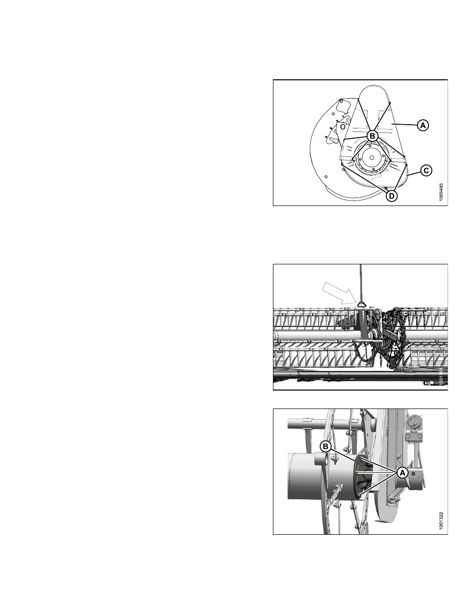 Removing drive cover, Removing double reel u-joint, Removing drive cover removing double reel u-joint | MacDon D65 SP DHOM User Manual | Page 237 / 292