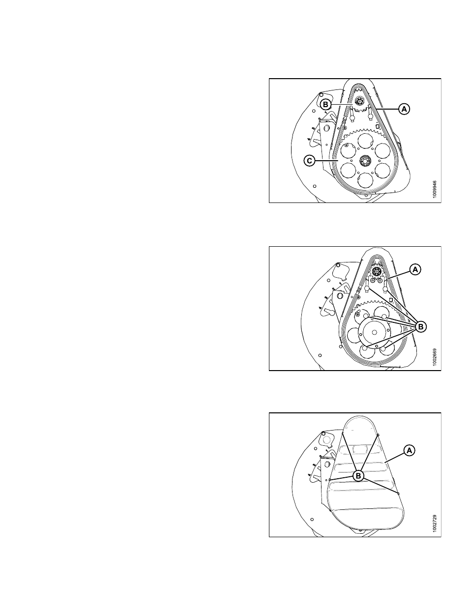 Replacing chain on single reel, Tightening drive chain, Installing drive cover | MacDon D65 SP DHOM User Manual | Page 251 / 292