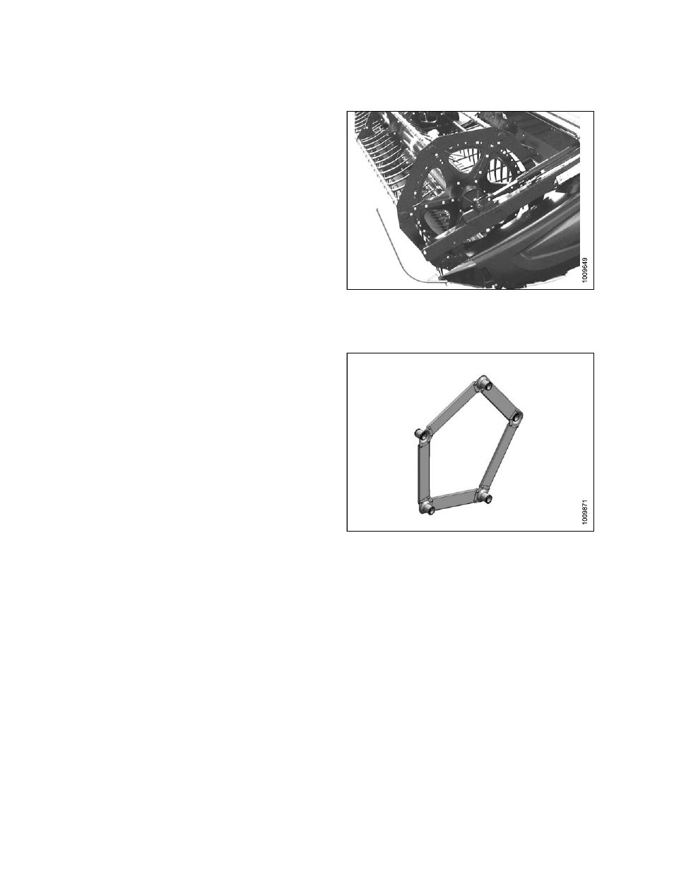 3reel endshield kit, 4reel tine tube reinforcing kit, Reel endshield kit | Reel tine tube reinforcing kit, 3 reel endshield kit, 4 reel tine tube reinforcing kit | MacDon D65 SP DHOM User Manual | Page 272 / 292