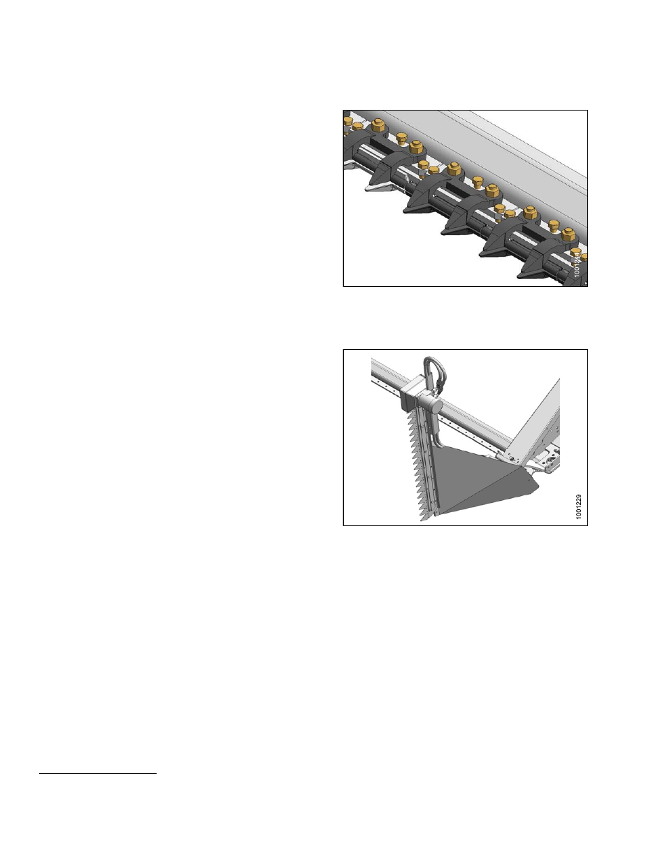 3stub guard conversion kit, 4vertical knife mounts, Stub guard conversion kit | Vertical knife mounts, 3 stub guard conversion, 3 stub guard, 3 stub guard conversion kit, 4 vertical knife mounts | MacDon D65 SP DHOM User Manual | Page 274 / 292