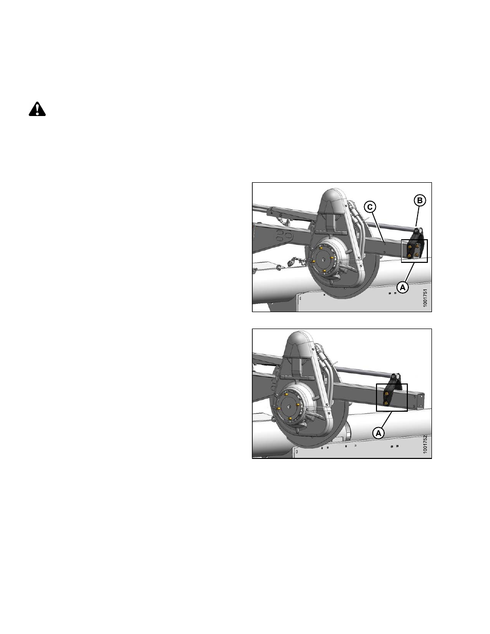 Repositioning fore-aft cylinders on double reel, Warning | MacDon D65 SP DHOM User Manual | Page 74 / 292