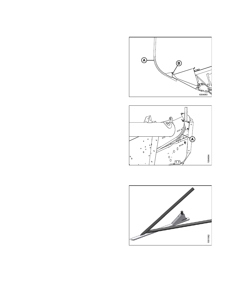 Removing crop divider rods, Using rice dividers, Removing crop divider rods using rice dividers | MacDon D65 SP DHOM User Manual | Page 85 / 292