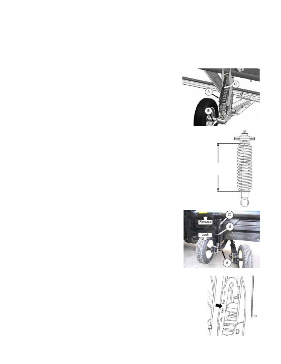 Stabilizer wheel height adjustments | MacDon D50 Quick Card 2011 User Manual | Page 4 / 4