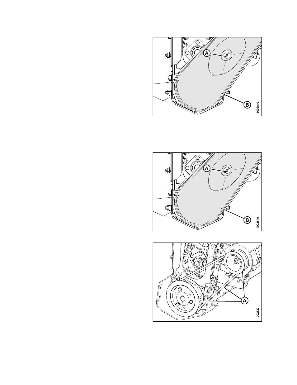 3checking and adjusting drive belt tracking, Checking and adjusting drive belt tracking | MacDon HC10 for D-Series User Manual | Page 106 / 154