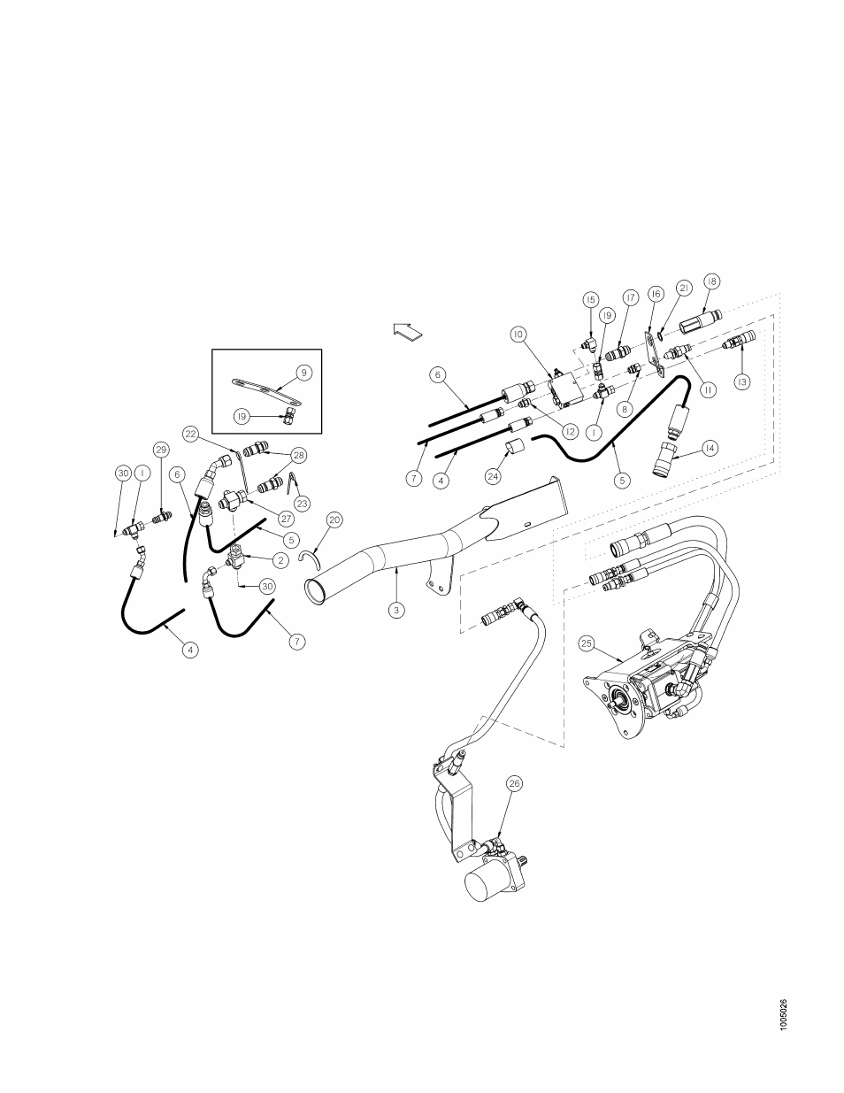 8hydraulic completion package, Hydraulic completion package, 8 hydraulic completion package | MacDon HC10 for D-Series User Manual | Page 131 / 154