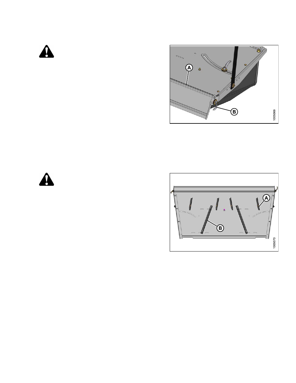 Adjusting rear deflector (fluffer shield), Adjusting deflector fins, 6unplugging the conditioner | Unplugging the conditioner, Warning | MacDon HC10 for D-Series User Manual | Page 93 / 154