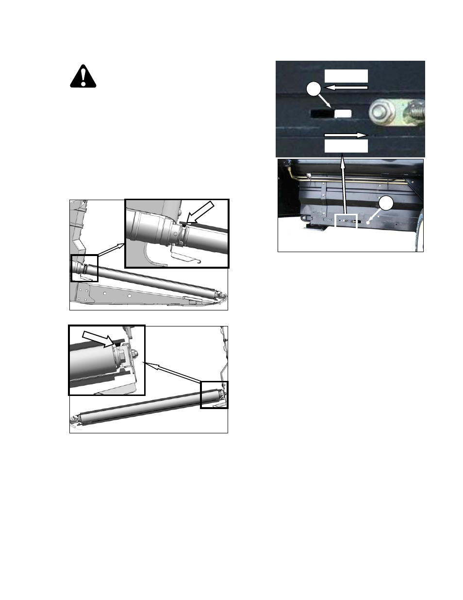 Caution | MacDon D60 Draper Headers User Manual | Page 111 / 160