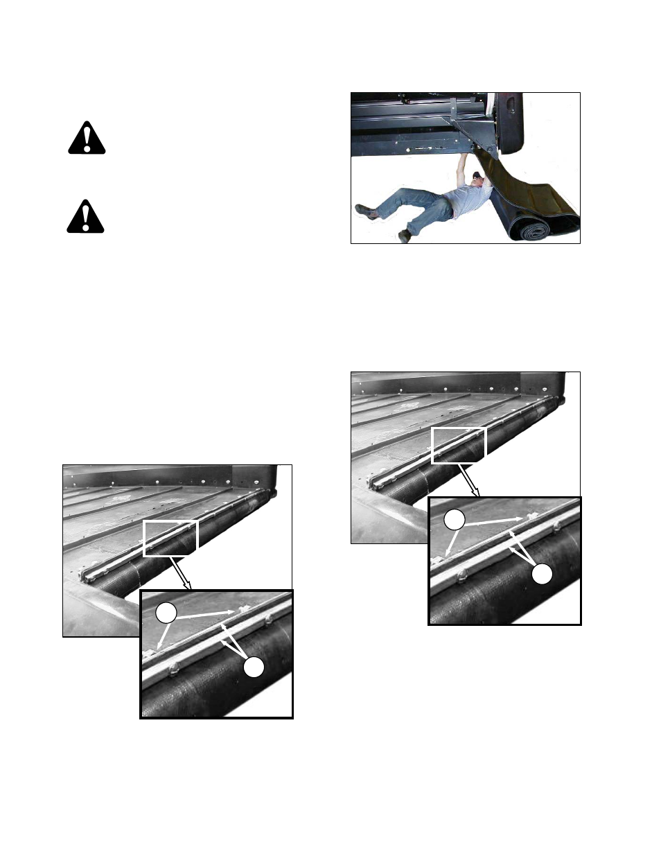 Caution, Danger | MacDon D60 Draper Headers User Manual | Page 112 / 160