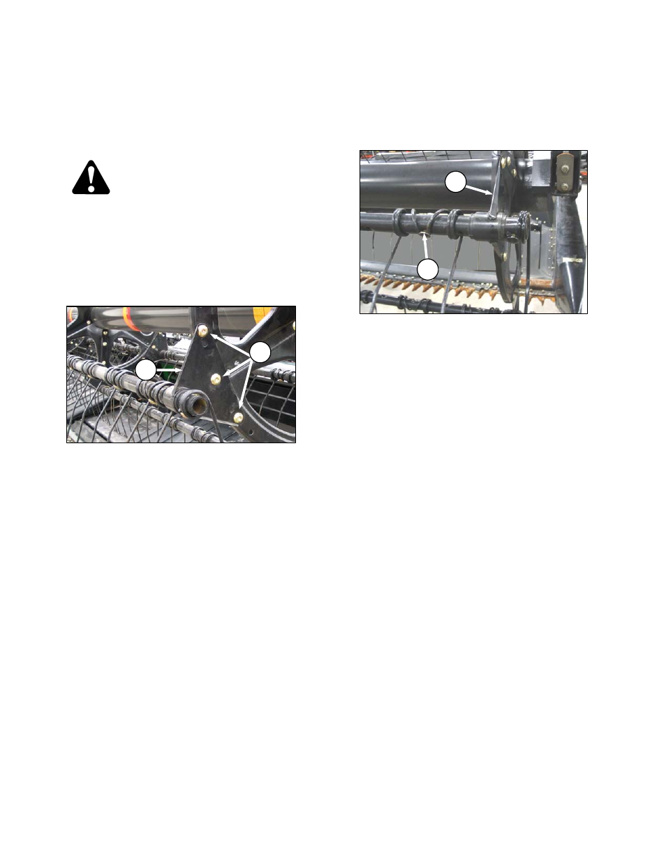 Caution | MacDon D60 Draper Headers User Manual | Page 134 / 160