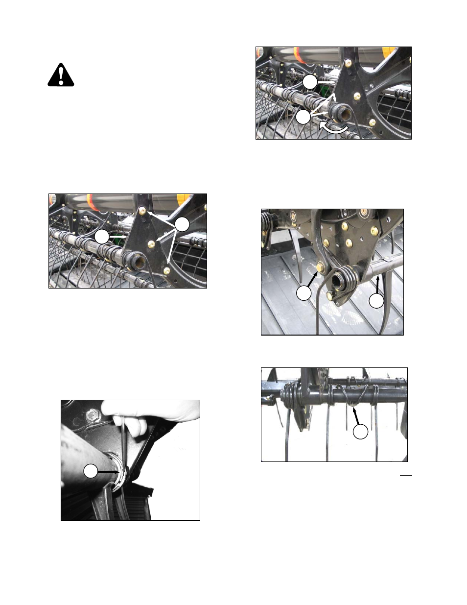 Caution | MacDon D60 Draper Headers User Manual | Page 136 / 160