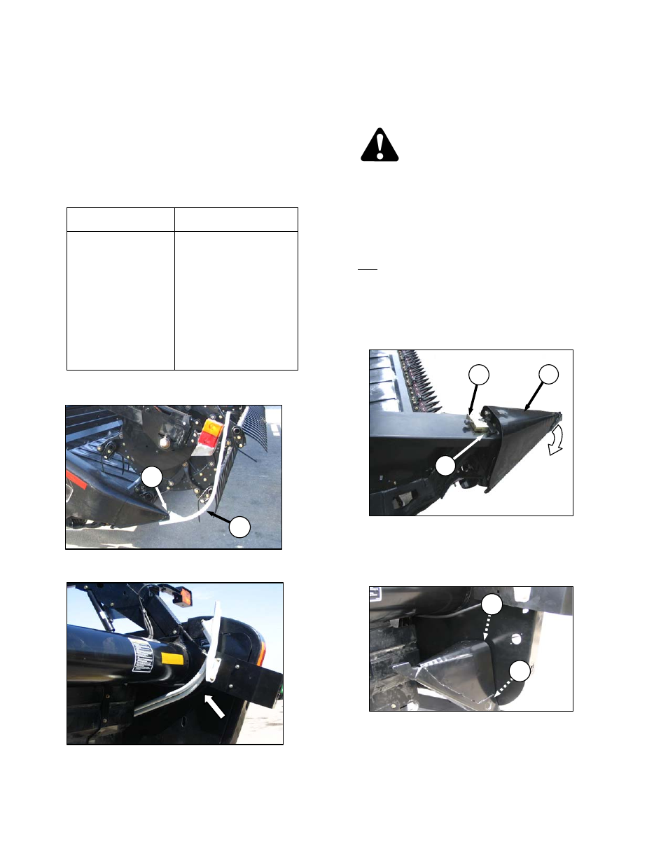 Danger | MacDon D60 Draper Headers User Manual | Page 52 / 160