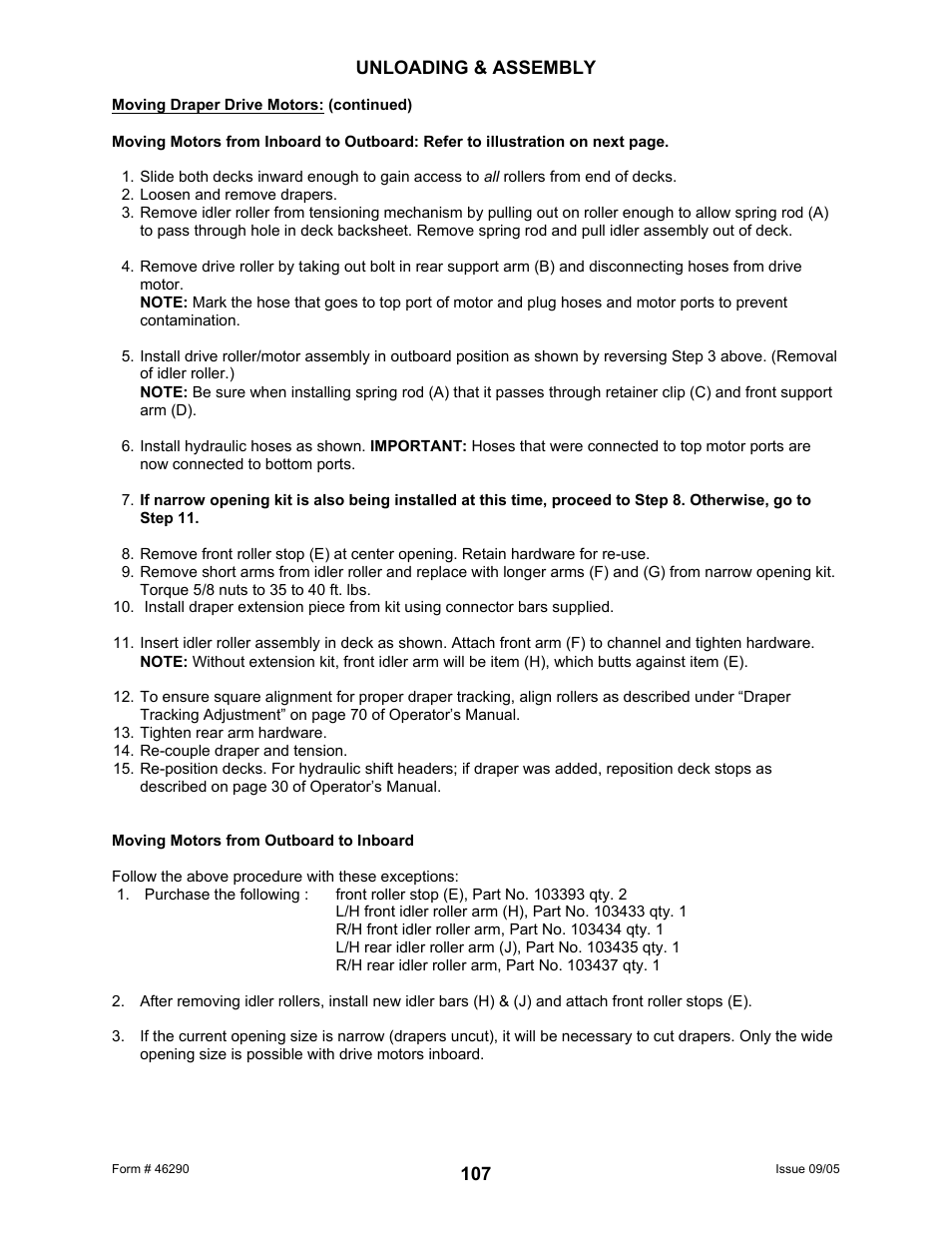 MacDon 742 HAY CONDITIONER User Manual | Page 109 / 124