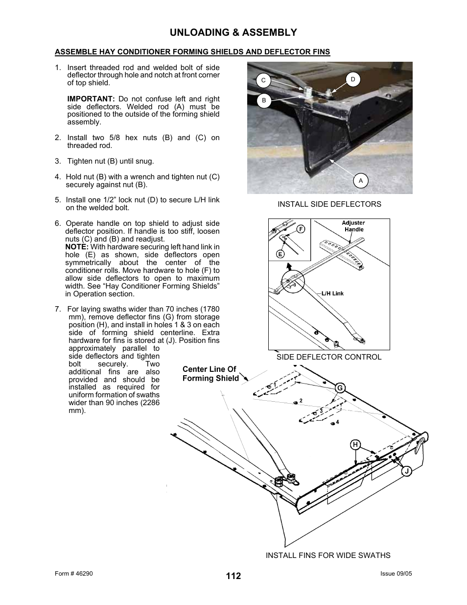 Unloading & assembly | MacDon 742 HAY CONDITIONER User Manual | Page 114 / 124