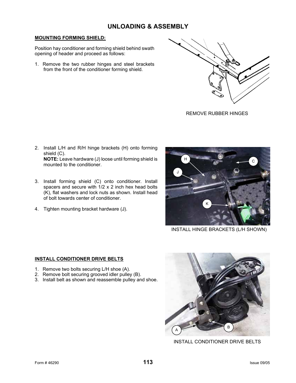 Unloading & assembly | MacDon 742 HAY CONDITIONER User Manual | Page 115 / 124